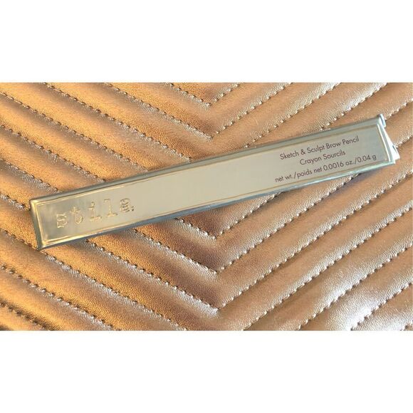 STILA - NWT Sketch & Sculpt Brow Pencil in “Light”. Dual Ended & Retractable - Picture 3 of 12